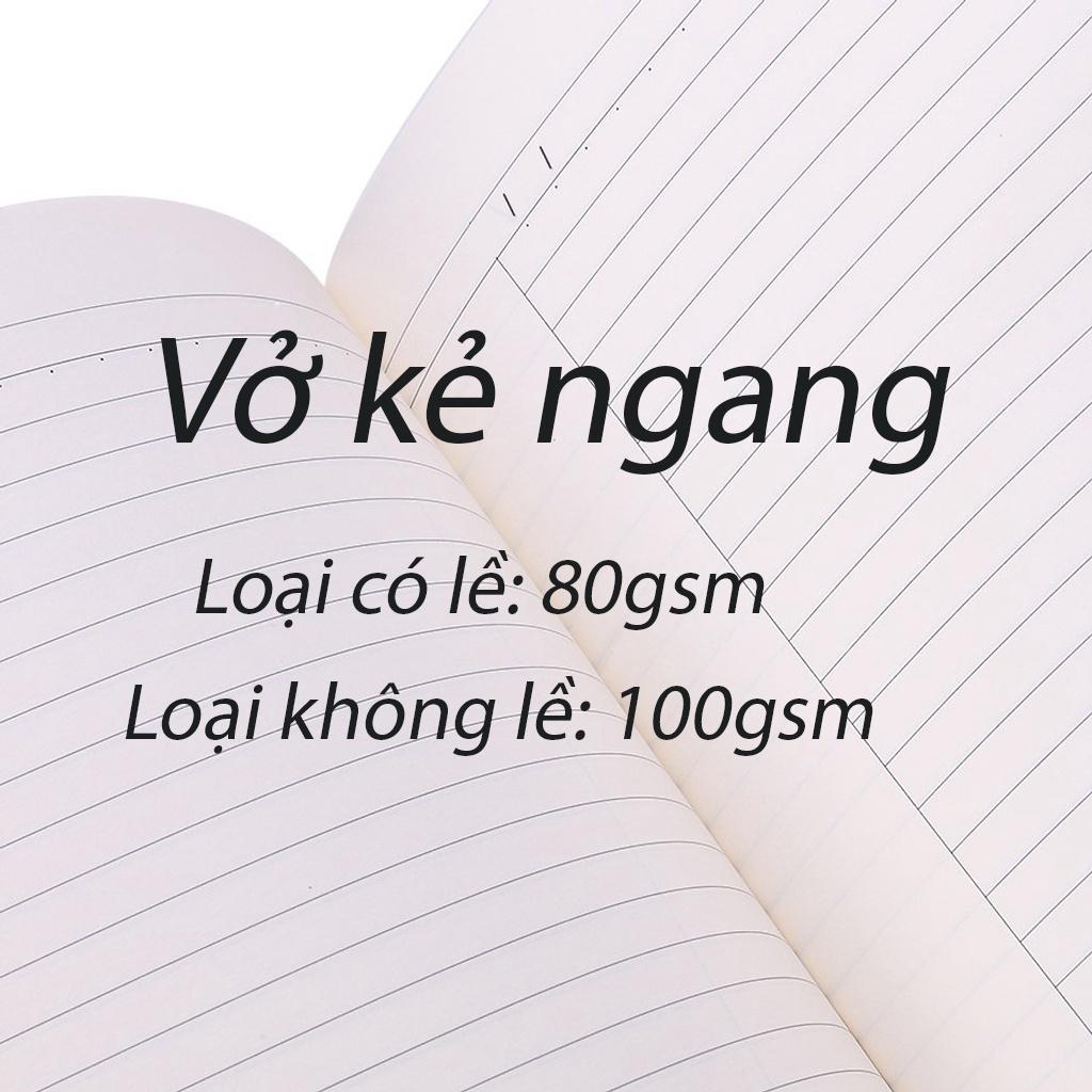 Vở kẻ ngang caro bìa Pattern 80tr 120tr 160 trang Self Planner