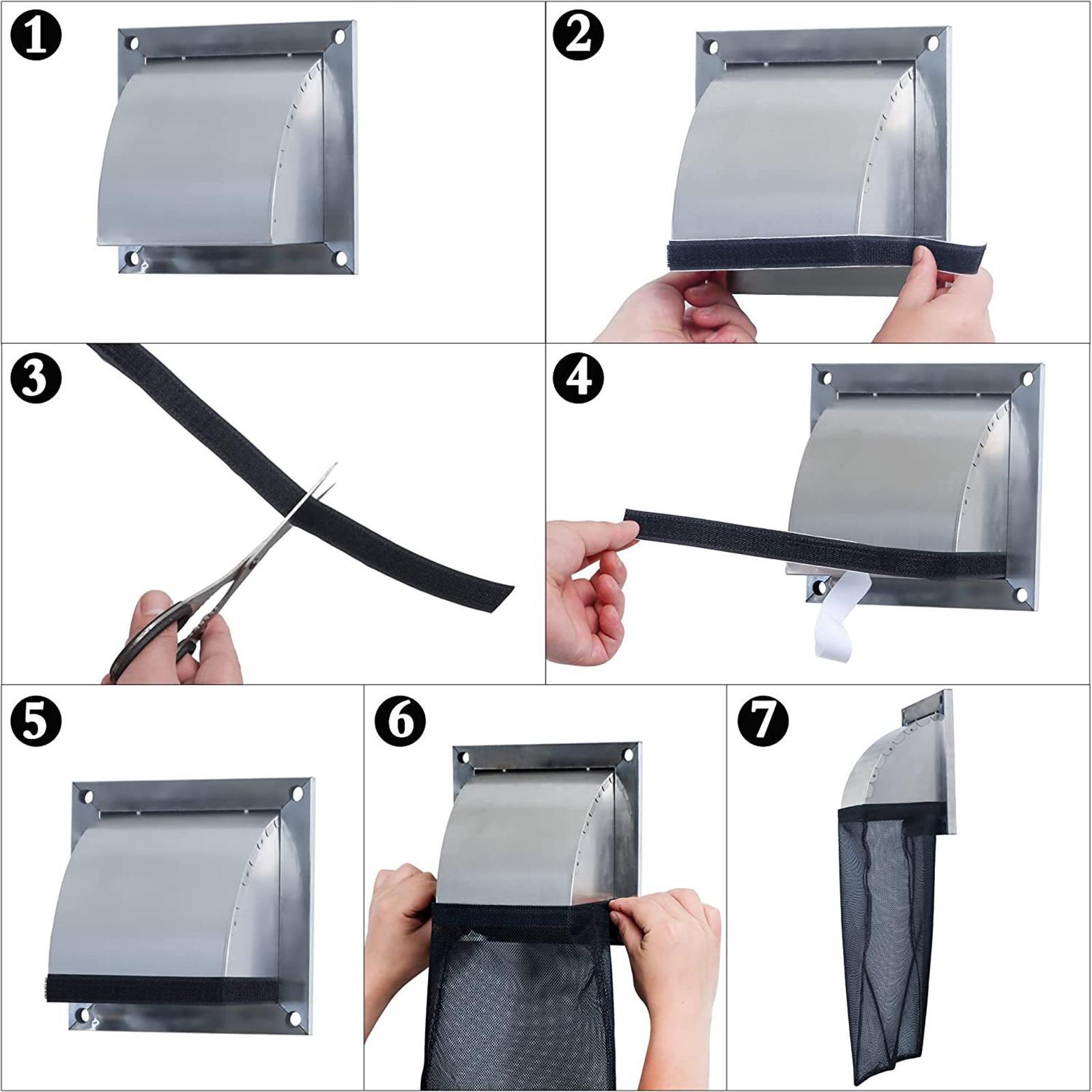 Dryer Vent Bag Flexible Replacement Durable 1 Piece Accessories Dust Filter Bag for Outdoor Indoor Dryer Vents