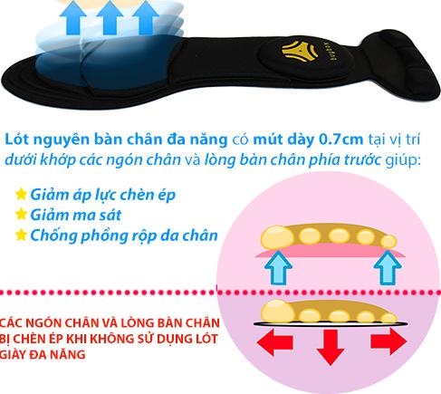 Miếng lót giảm size cho giày bị rộng Cao Cấp - buybox - BBPK11