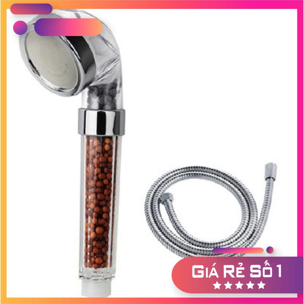 Vòi Tắm Hoa Sen Nano Tăng Áp Lực Cao Cấp - Vòi Tắm Hoa Sen Nano Công Nghệ Nhật Bản Mới 2021 Có Hạt Lọc Nano
