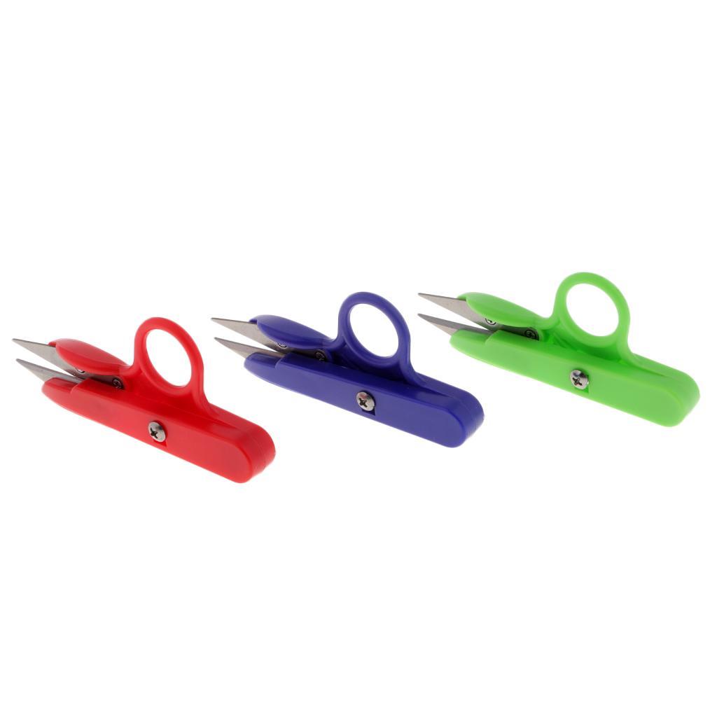 3x 3x Thread Scissors with Finger / Thread Scissors / Small Sewing Scissors / Mini