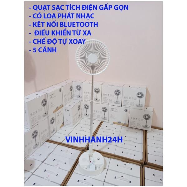 Quạt Express Music - Điển khiển từ xa - Chế Độ Tự xoay 90 độ - Phát Nhạc Qua Bluetooth