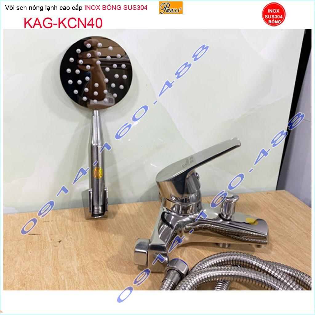 Vòi sen nóng lạnh inox bóng gương trọn bộ bòi sen tắm nóng lạnh nước mạnh sử dụng tốt