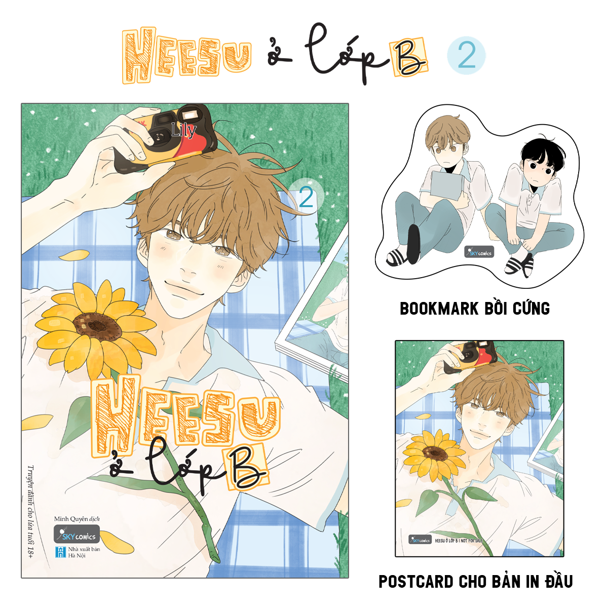Heesu Ở Lớp B - Tập 2 - Tặng Kèm Bookmark Bế Hình Bồi Cứng + Postcard Bồi Cứng