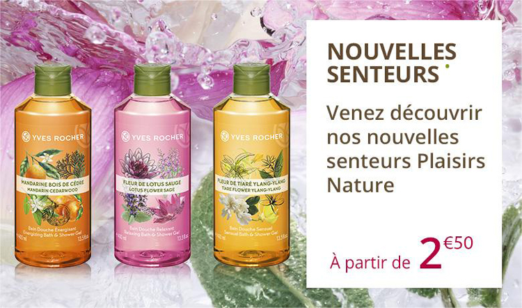 Gel Tắm Và Gội Yves Rocher Relaxing Bath And Shower Gel Lotus Flower Sage 400ml