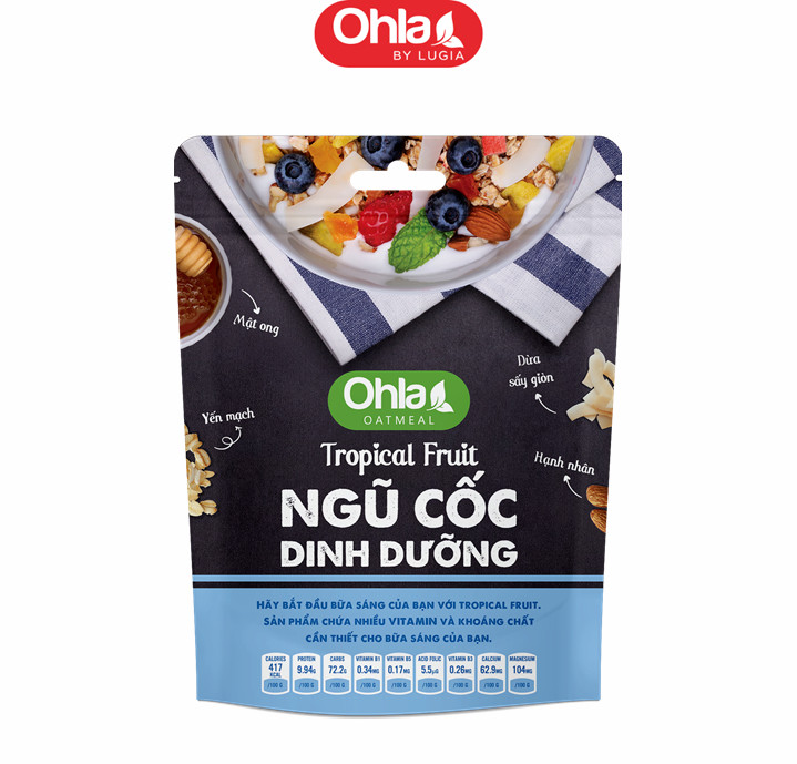 Ngũ Cốc Dinh Dưỡng Tropical Fruit - Túi 180 Gram