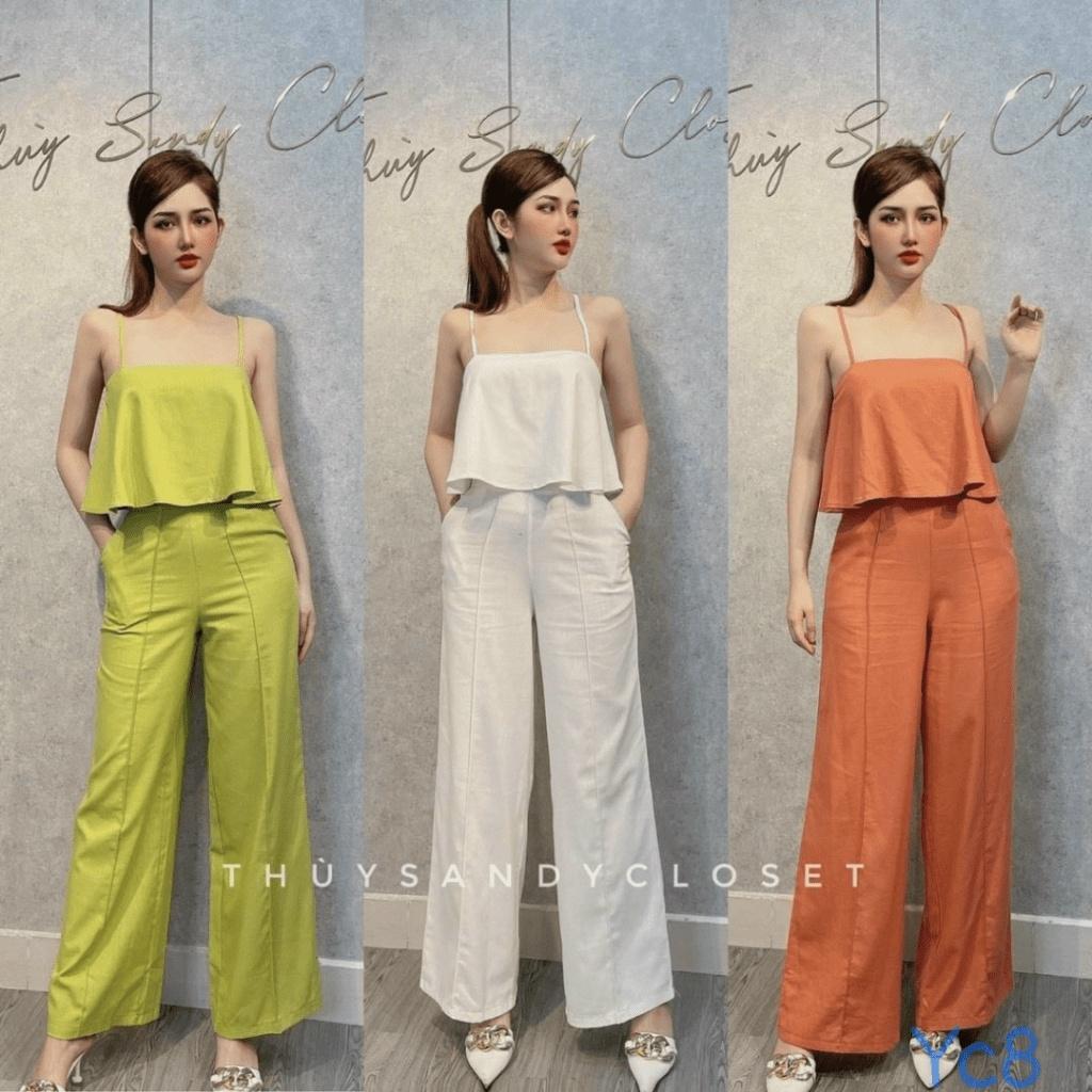SÉT BỘ 2 DÂY PHỐI QUẦN SUÔNG CỰC XINH DX VALENTINNA