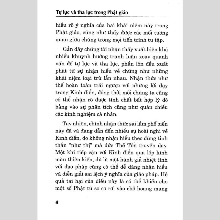 Tự Lực Và Tha Lực Trong Phật Giáo