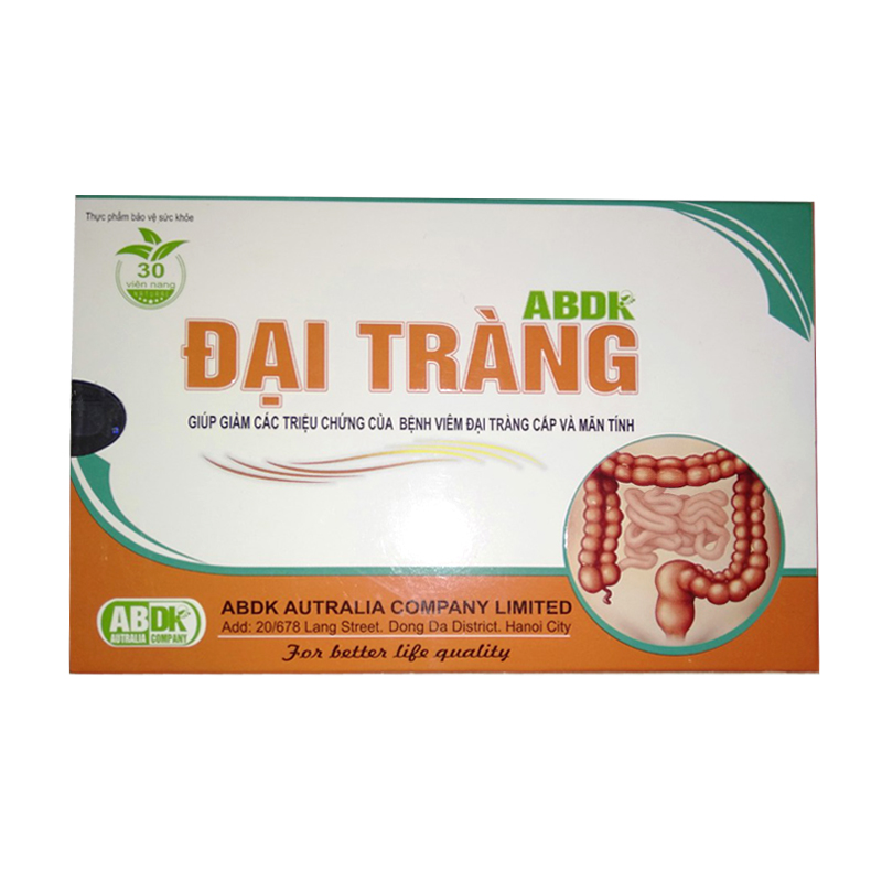 Thực phẩm bảo vệ sức khỏe ĐẠI TRÀNG ABDK