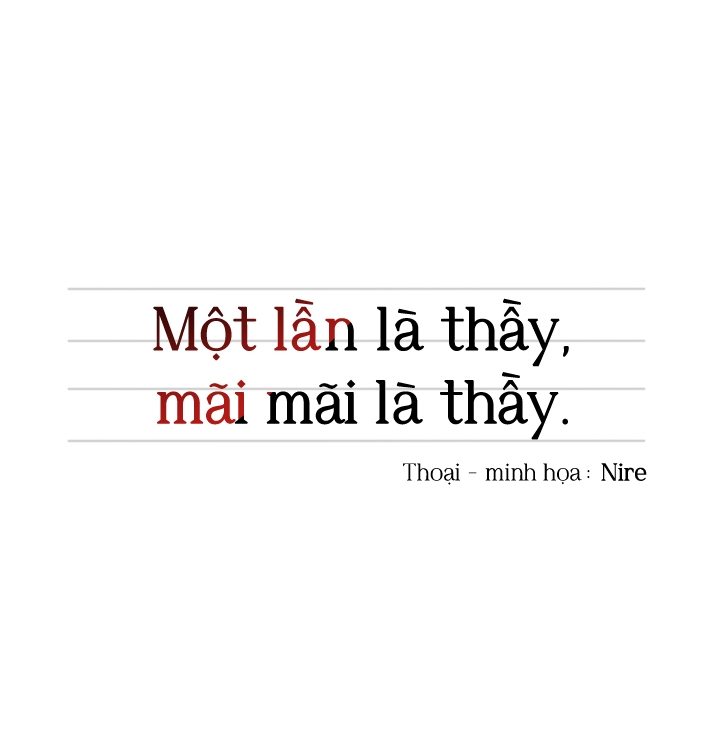 một lần là thầy, mãi mãi là thầy chapter 1 33