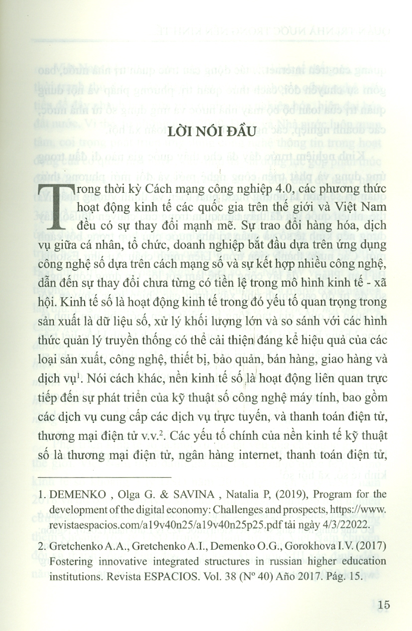 Quản Trị Nhà Nước Trong Nền Kinh Tế Số Ở Một Số Nước Châu Âu (Sách chuyên khảo) - Viện Nghiên Cứu Châu Âu - PGS.TS. Đặng Minh Phúc (Chủ biên)