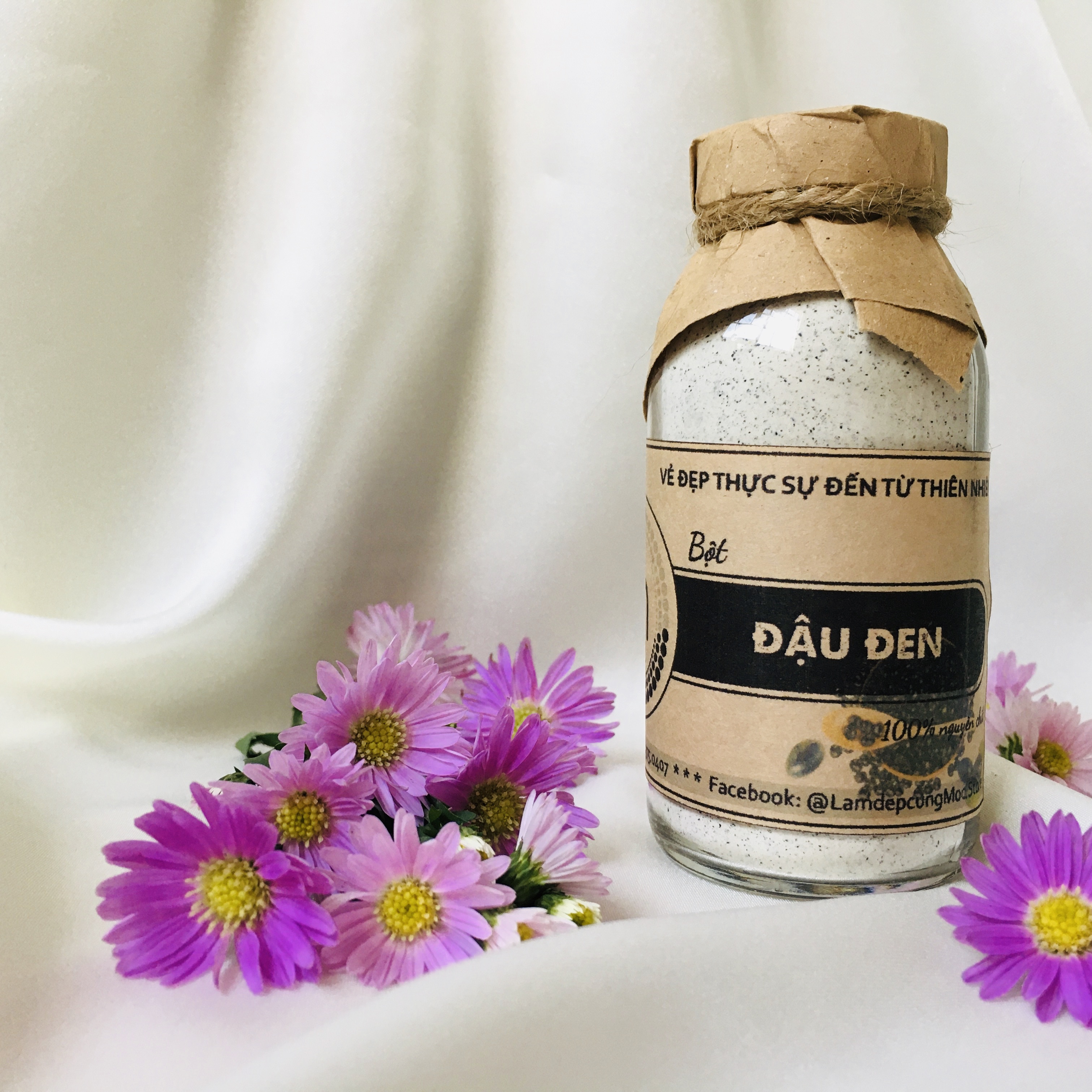 Bột  đắp mặt  Đậu Đen dưỡng ẩm nguyên chất 200ml