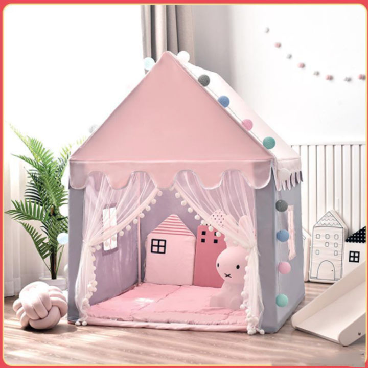 LỀU LÂU ĐÀI CỔ TÍCH TRANG TRÍ TRONG NHÀ (HOUSE TENT FOR BABY)- Hàng Nhập Khẩu