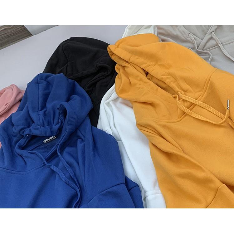 Áo hoodie nữ, áo hoodie nam, thời trang thu đông MÀU ĐỎ