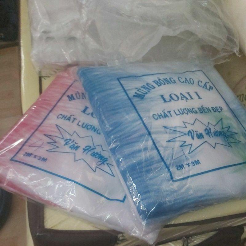 Mùng tuyn in bông 2mx3m.cao 2m