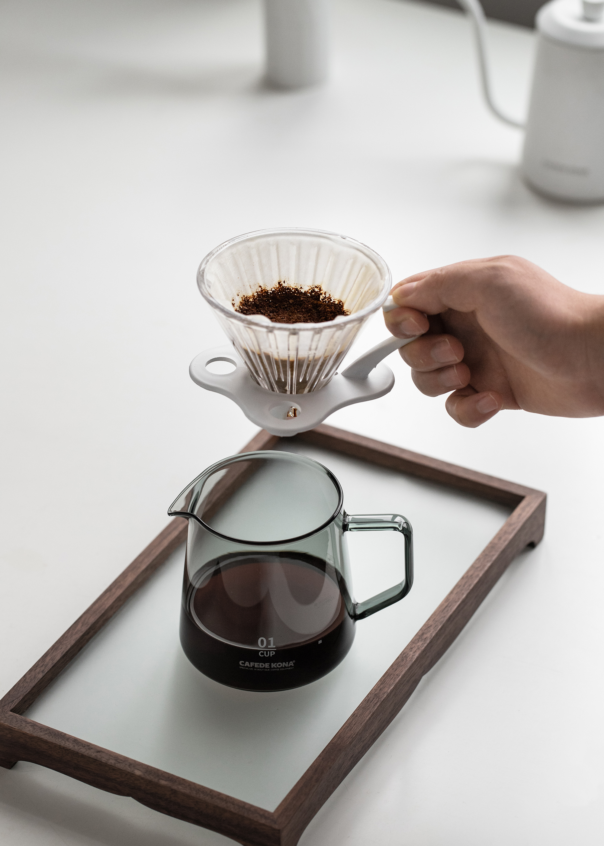 Bình thuỷ tinh phục vụ cà phê CAFE DE KONA