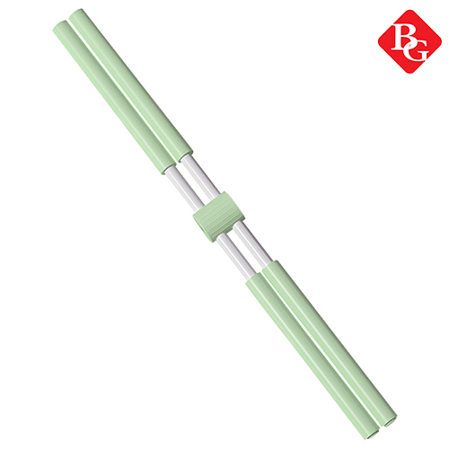 BG Gậy tập thẳng lưng GREEN, thanh gậy tập yoga chống gù lưng, mở vai hình chữ thập