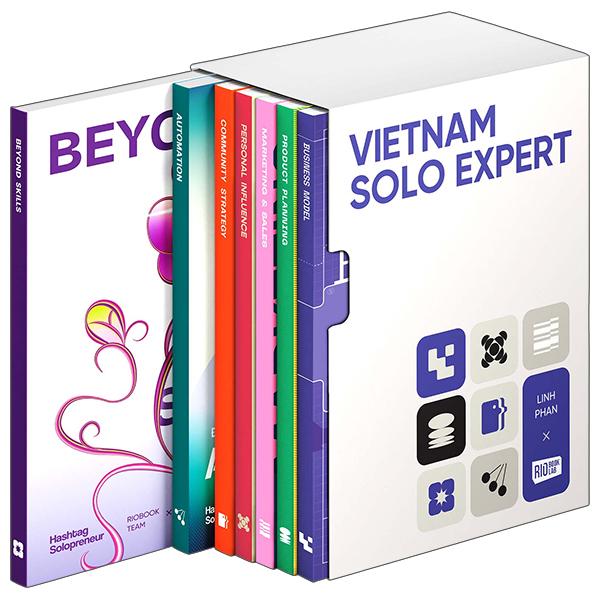 Sách - Boxset Vietnam Solo Expert - 7 Công Cụ Giúp Bạn Làm Chủ Sự Nghiệp Kinh Doanh Chuyên Môn Độc Lập (Hộp 7 Cuốn)
