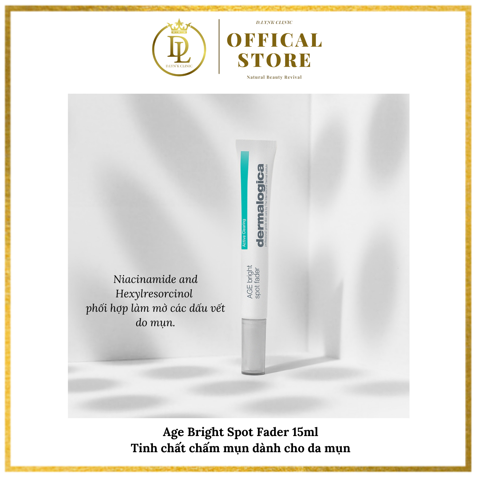 Tuýp chấm mụn dành cho da mụn Dermalogica Age Bright Spot Fader 15ml