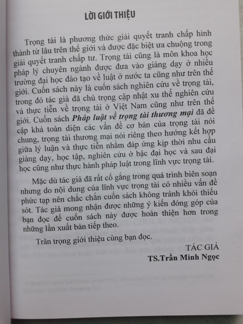 Pháp Luật Về Trọng Tài Thương Mại