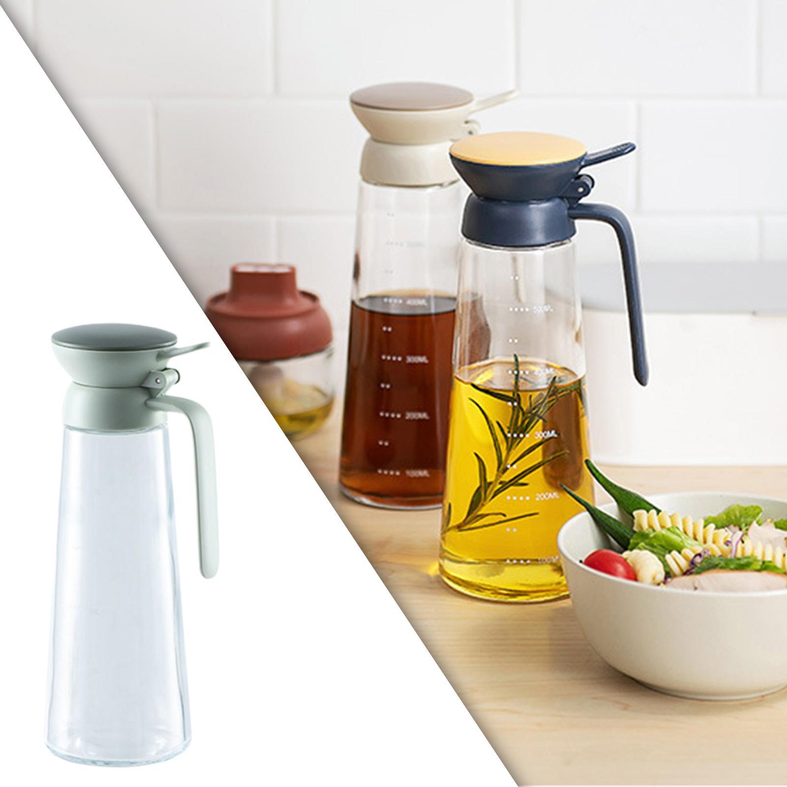 Olive Oil Dispenser Bottle 600ml Oil Vinegar Dispensers for Sauce Home