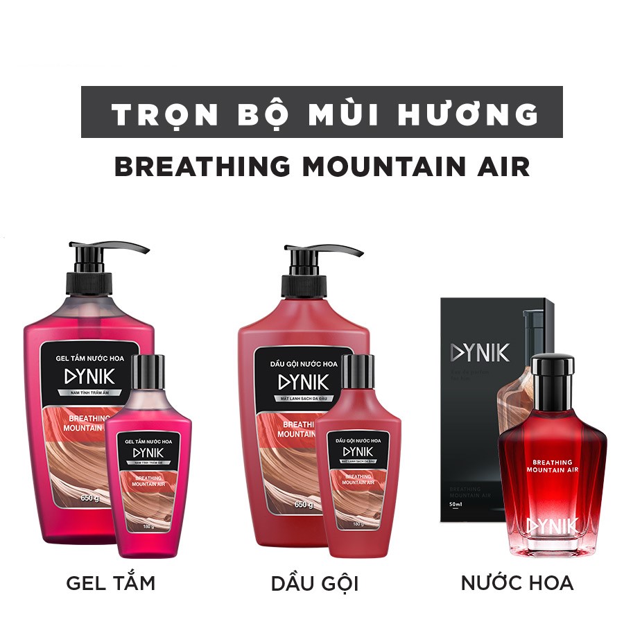 Gel tắm nam DYNIK Xạ Hương Trầm Ấm 180g