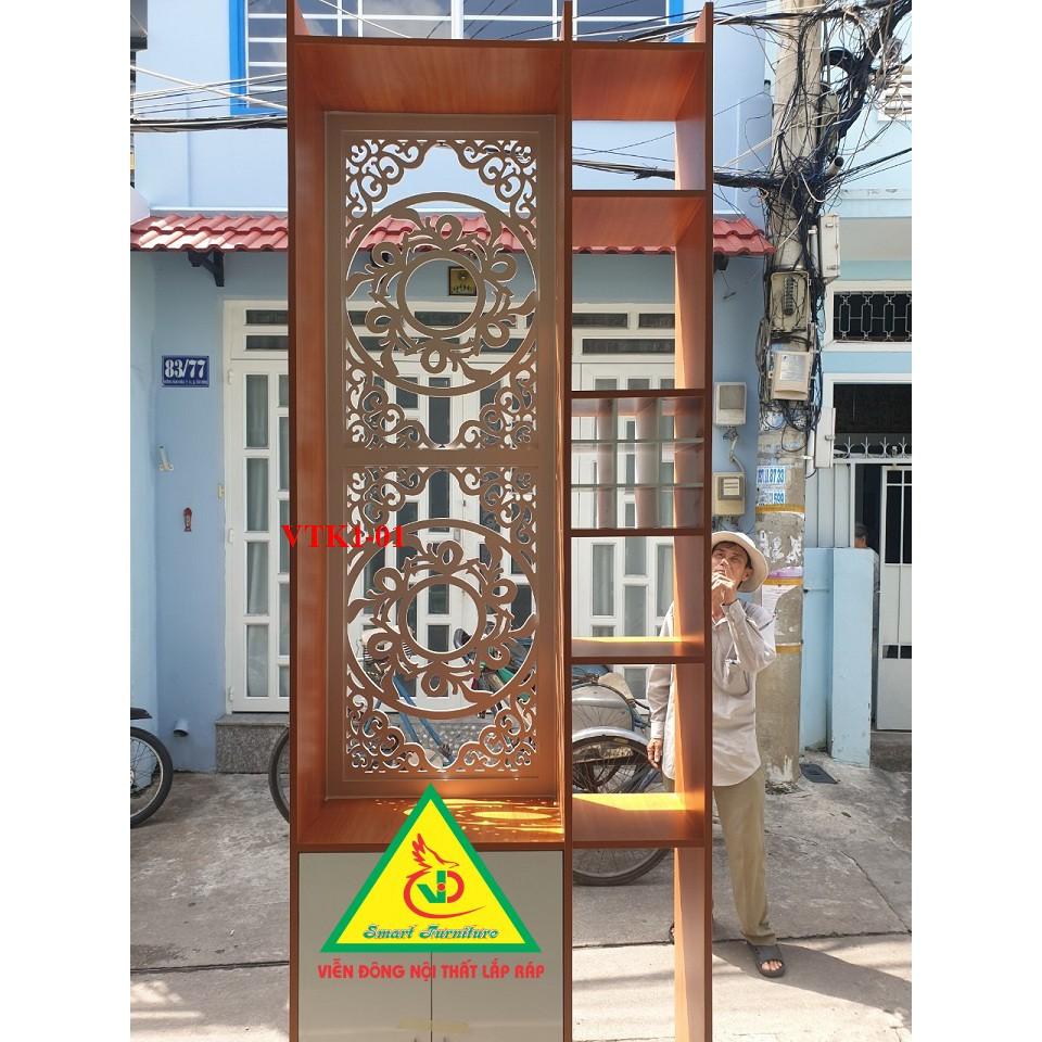 TỦ KỆ VÁCH NGĂN VTK1-01 - Nội Thất Lắp Ráp Viendong Adv