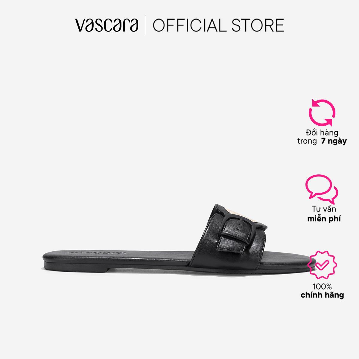 Vascara Dép Quai Ngang Phối Cói - DXP 0202