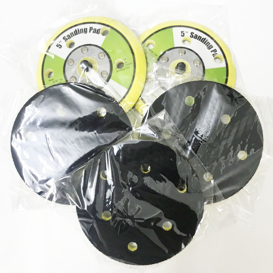 Combo 05 Đế nhám tròn nhựa CÓ LỖ 5"