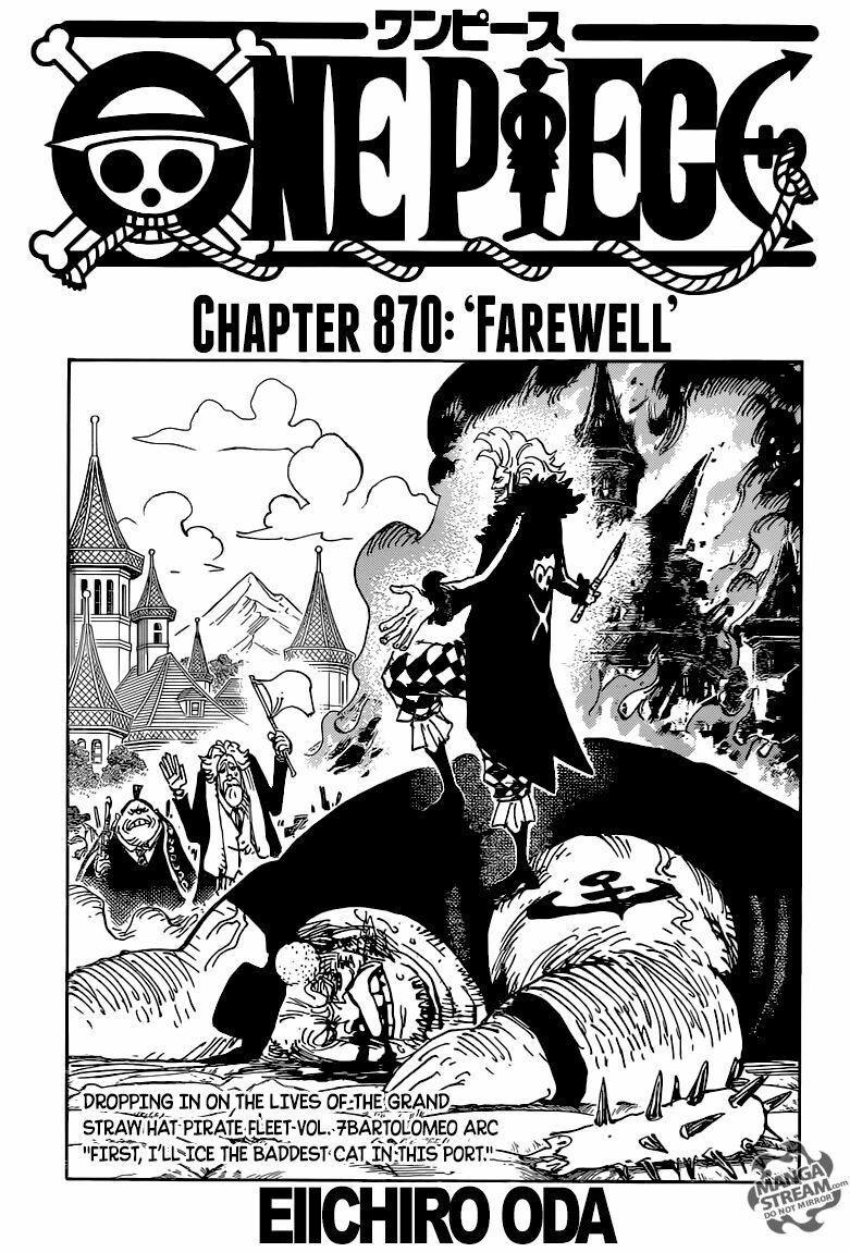 đảo hải tặc - one piece chapter 870 1