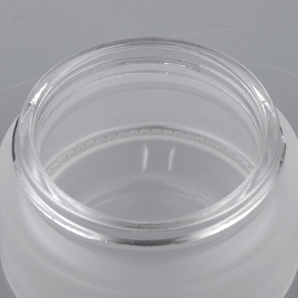 2 Pieces Empty Pot Cosmetic Bottle Makeup Tin Cream Lotion Container