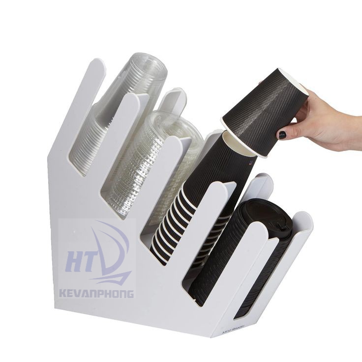 Kệ mica để ly cà phê, ly trà sữa