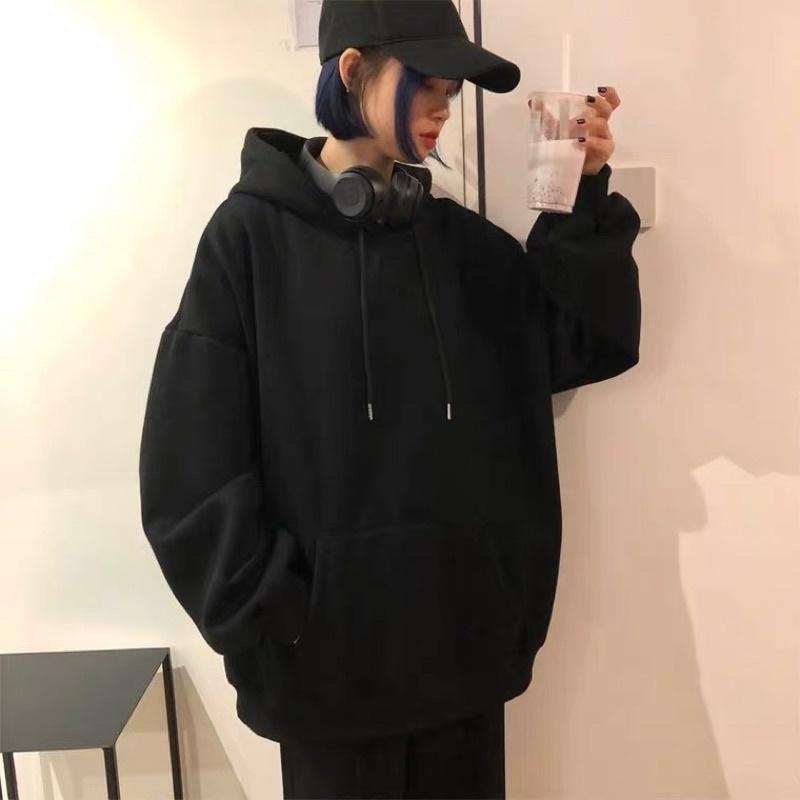 Áo Hoodie Basic Chất Nỉ Bông Dày Dặn Unisex Thích Hợp Cho Cả Nam Và Nữ