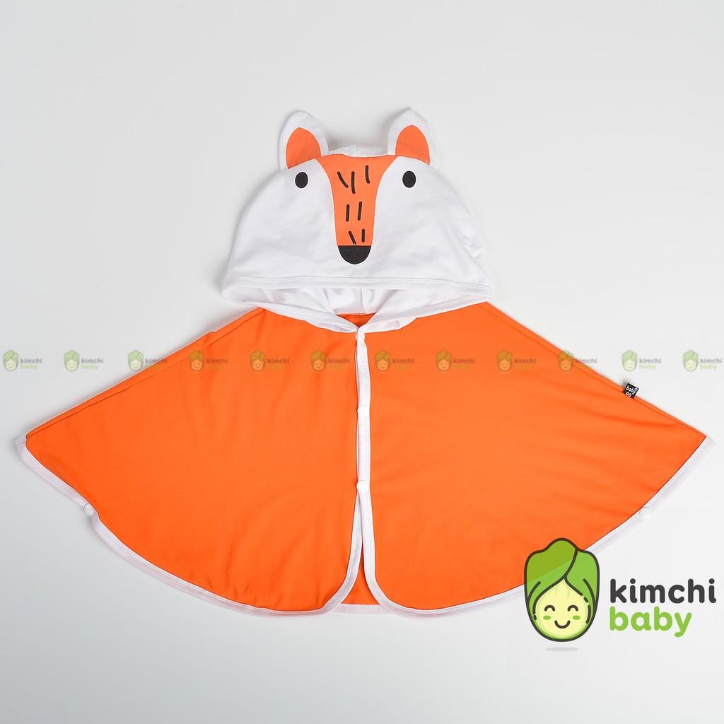 Áo Chống Nắng Bé Gái, Bé Trai Minky Mom Mẫu Cánh Dơi 3D Vải Cotton 100%, Áo Choàng Thú Cho Bé Mặc Hè MKMAK2101