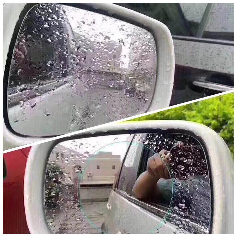 Bộ Miếng Dán Chống Nước Gương Chiếu Hậu và kính lái siêu bền hiệu quả trời mưa tránh đọng nước dễ nhìn gương
