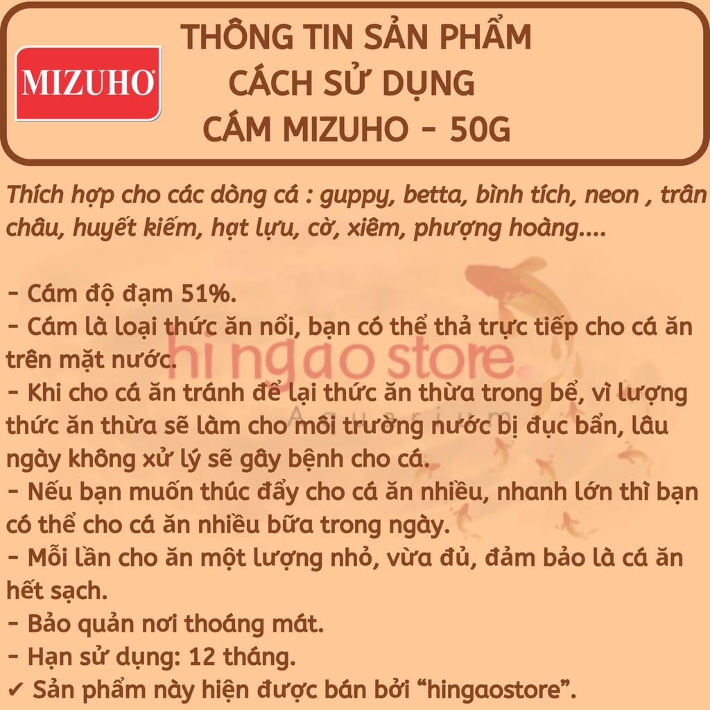 Cám Nhật Mizuho 50g - Thức ăn cá cảnh - Hingaostore.