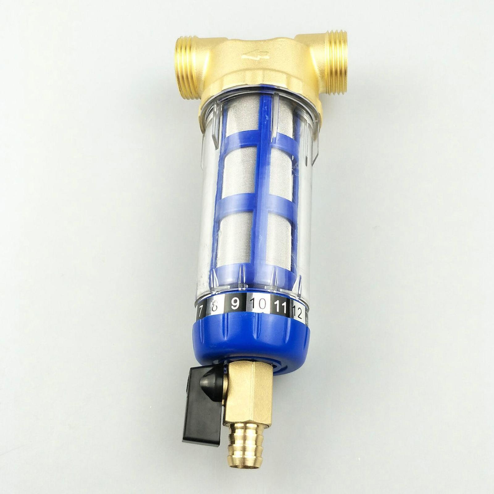 Household Mesh Down Water Filter System Sediment Water Filter 1/2inch