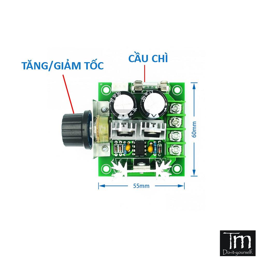 Mạch Điều Khiển Tốc Độ Động Cơ PWM 10A 12~40VDC