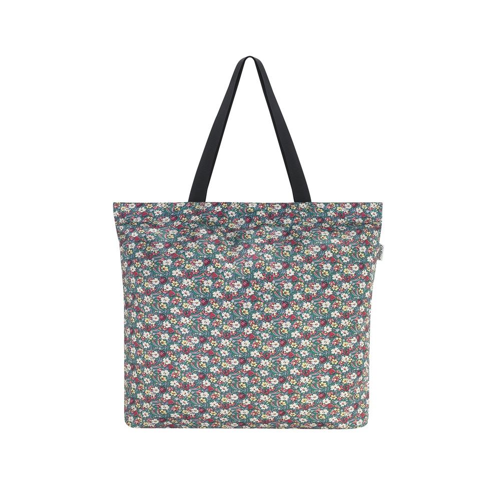 Cath Kidston - Túi đeo vai/Large Foldaway Tote - Self Care Ditsy - Green -1041859