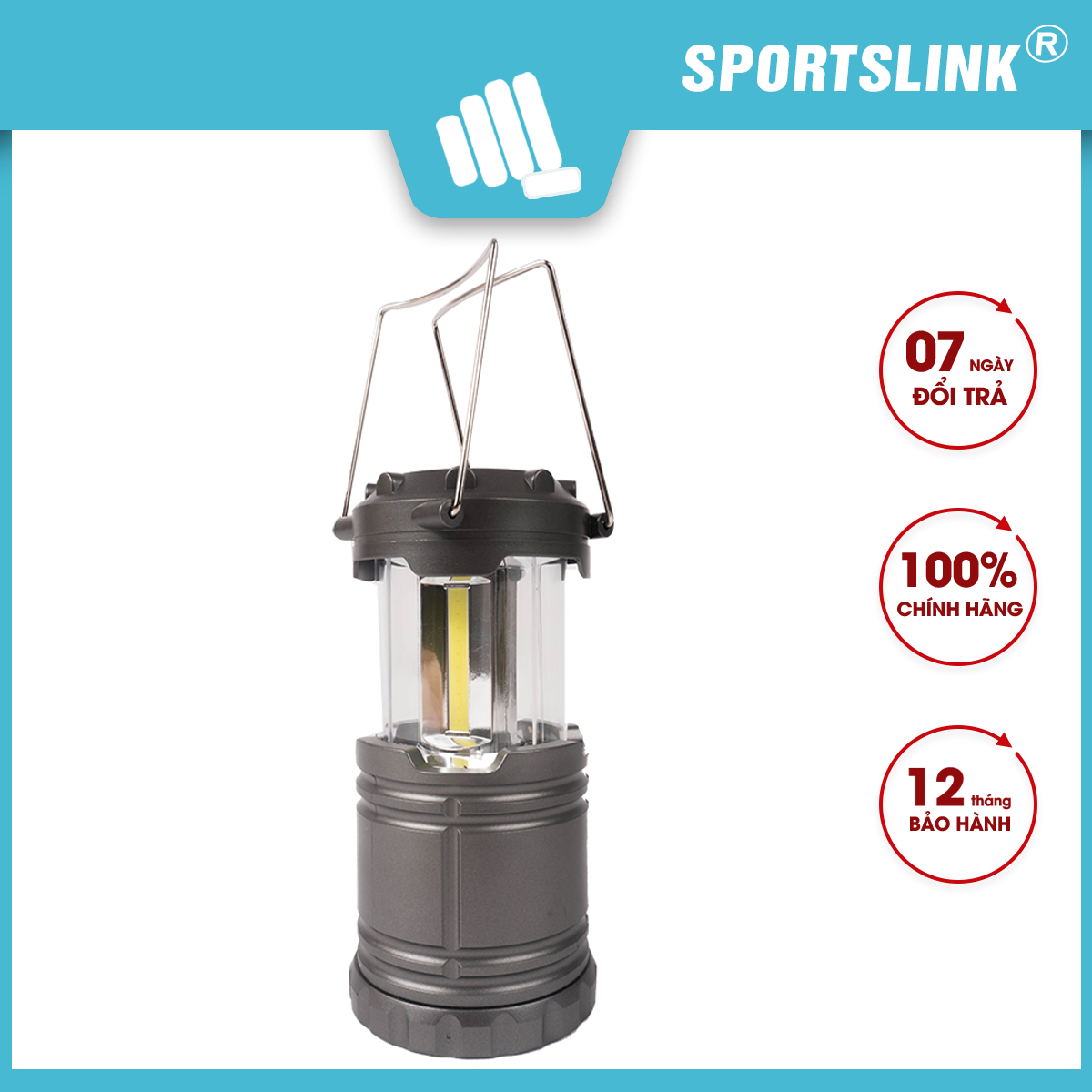 Đèn dã ngoại di động chịu được va đập COB D7988 Sportslink