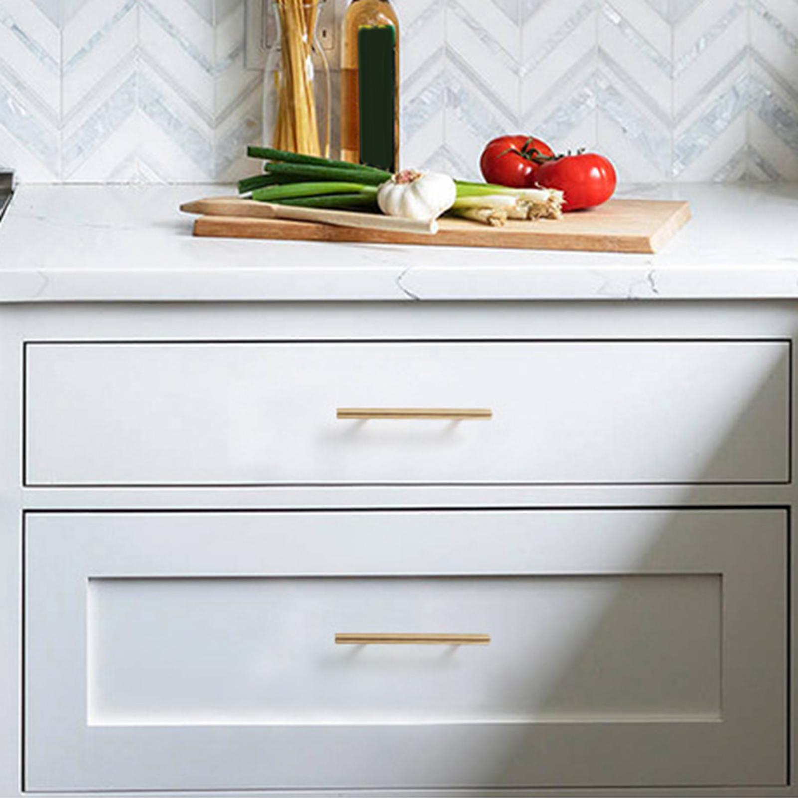 Door Handle Cabinet Handles Wardrobe Door Handles Kitchen Cabinet Hardware Furniture Handles Pull for Furniture Drawer Cabinet Bathroom Home