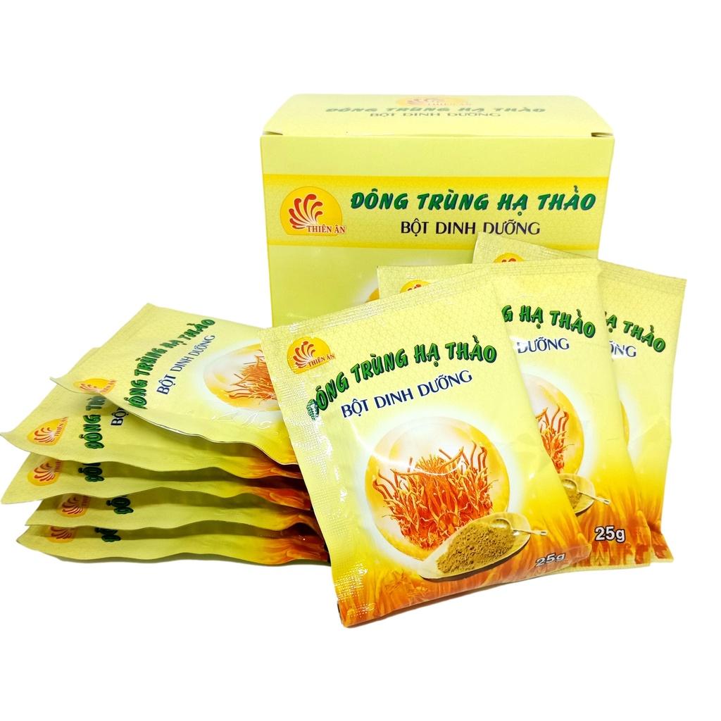 Bột Dinh Dưỡng Đông Trùng Hạ Thảo (Hộp 12 gói x 25G) THIÊN ÂN