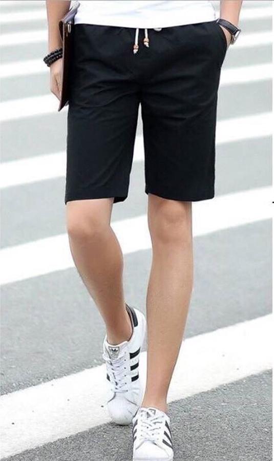 Quần Đùi Nam Đen Trơn SHORTDEN01 - Short Đen