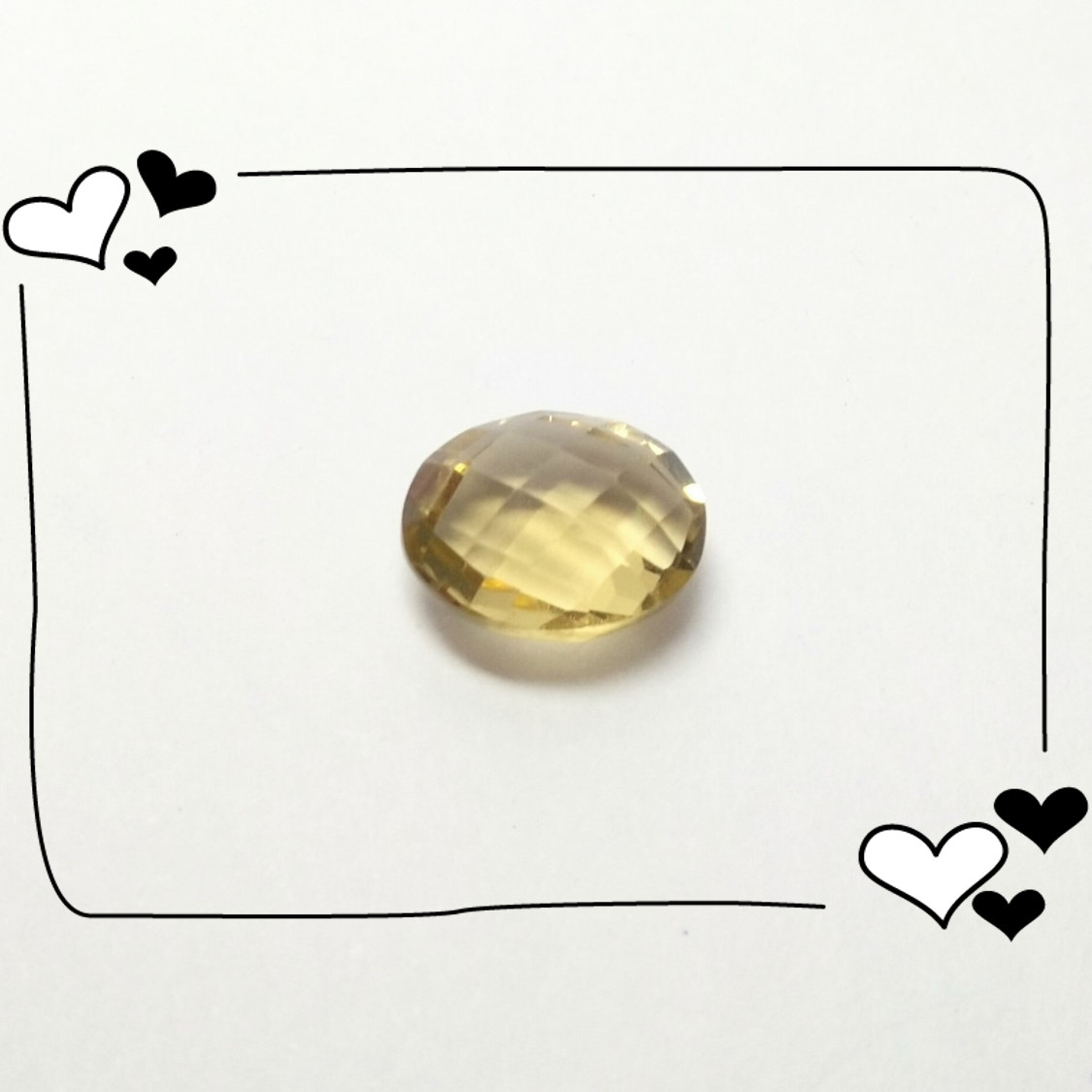 Viên đá thạch anh vàng  (Citrine) thiên nhiên_HA-G000322