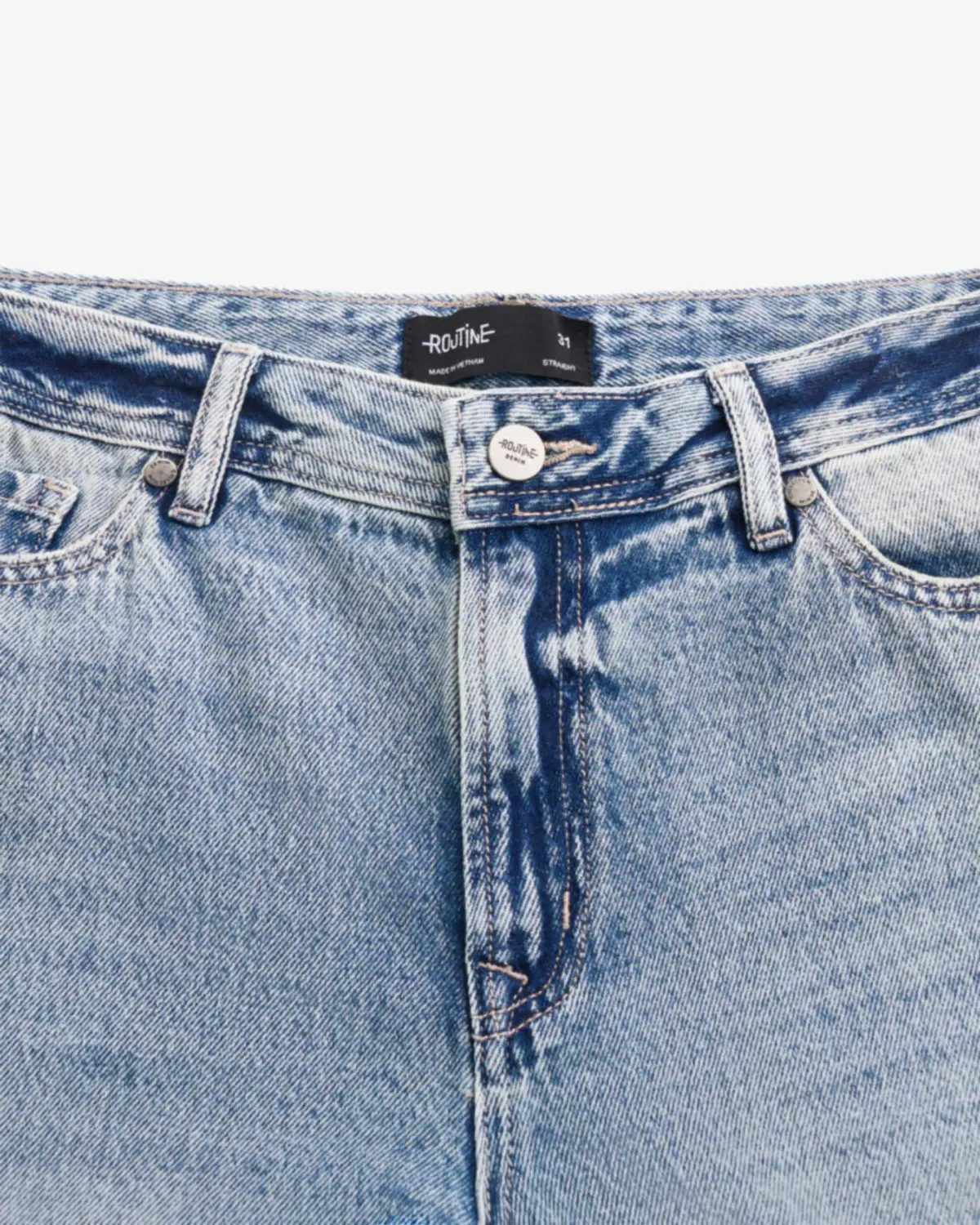 Quần jeans nam Form Straight - ROUTINE 10F24DPA016 | ROUTINE CÀ MAU