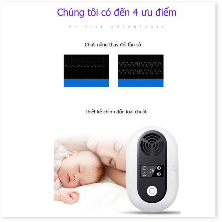 Máy đuổi chuột bằng sóng siêu âm phạm vi 100m