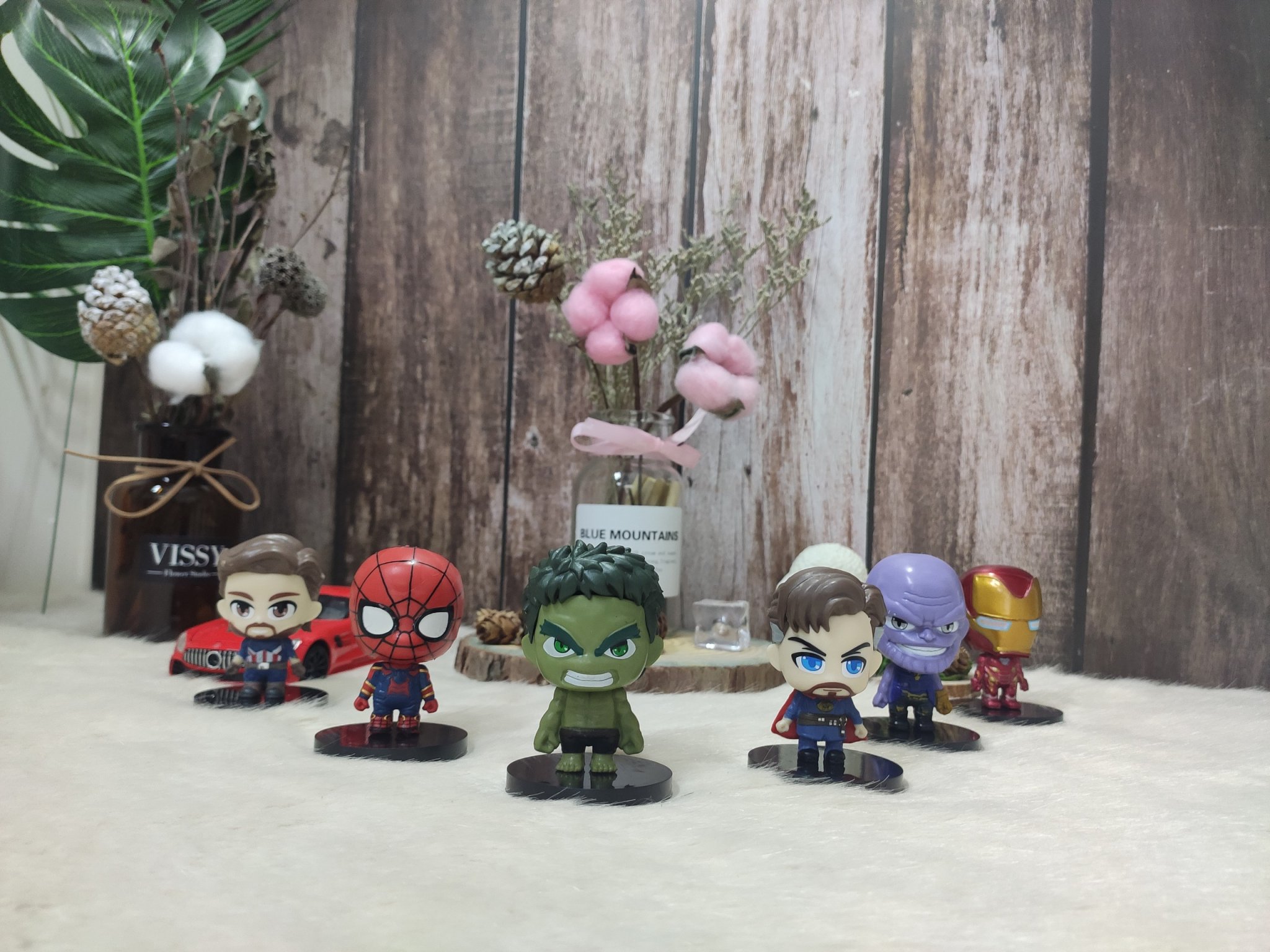 [6 Nhân Vật ] Bộ mô hình đồ chơi 6 nhân vật siêu anh hùng Avengers CosBaby Siêu Đẹp , mô hình trang trí nhựa - hàng nhập khẩu