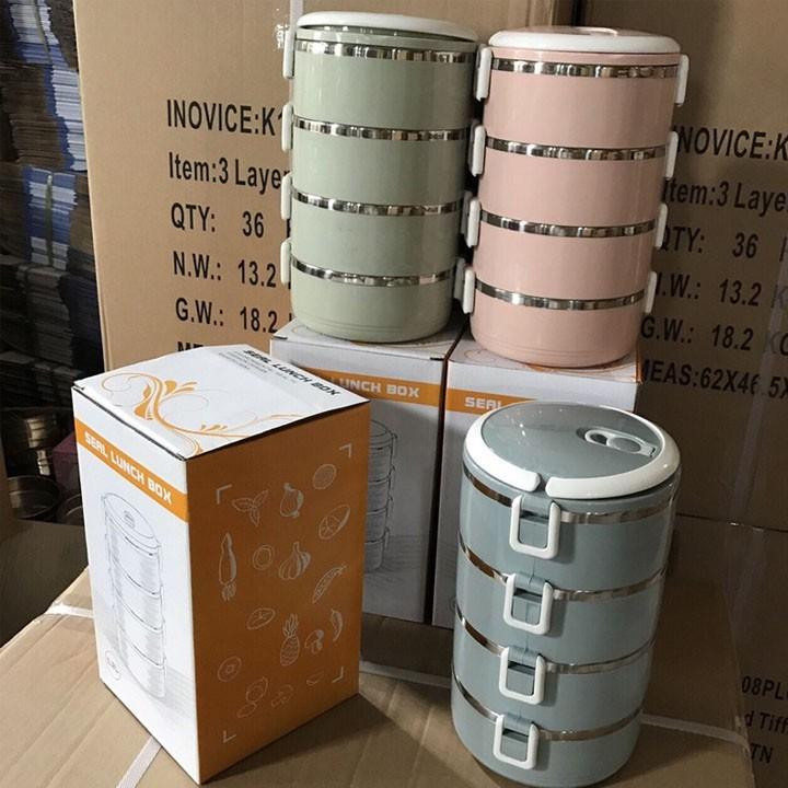 Hộp Cơm 4 Tầng Lúa Mạch