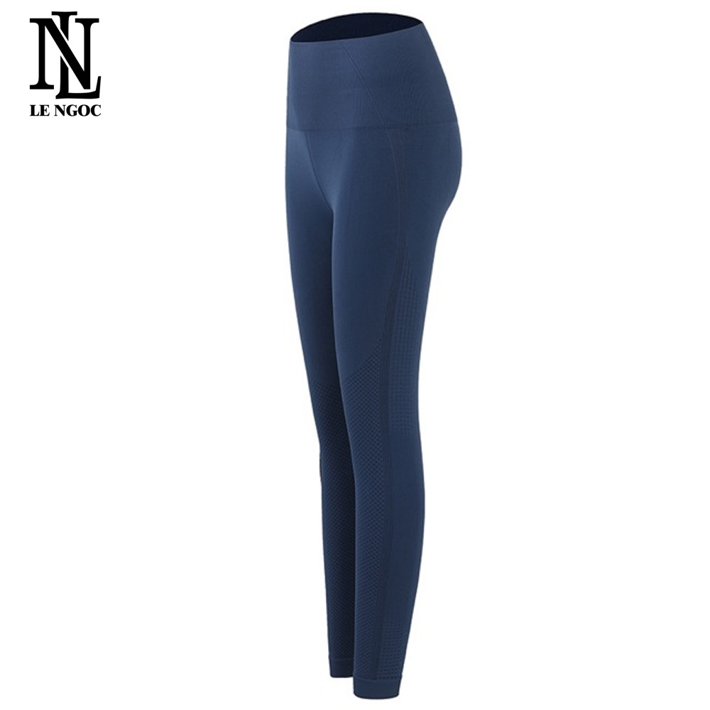 Quần tập Gym dành cho nữ nữ cạp lưng cao, co giãn 4 chiều, thoáng mát- K001- Lê Ngọc Fashion