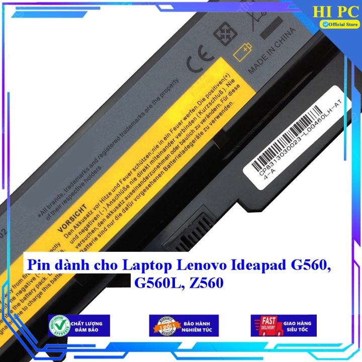 Pin dành cho Laptop Lenovo Ideapad G560 G560L Z560 - Hàng Nhập Khẩu
